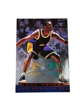 1997 Score Board Visions Signings Kobe Bryant #21 Los Angeles Lakers